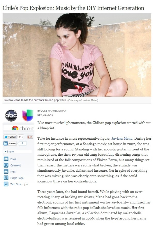 UV Chilean Pop Explosion